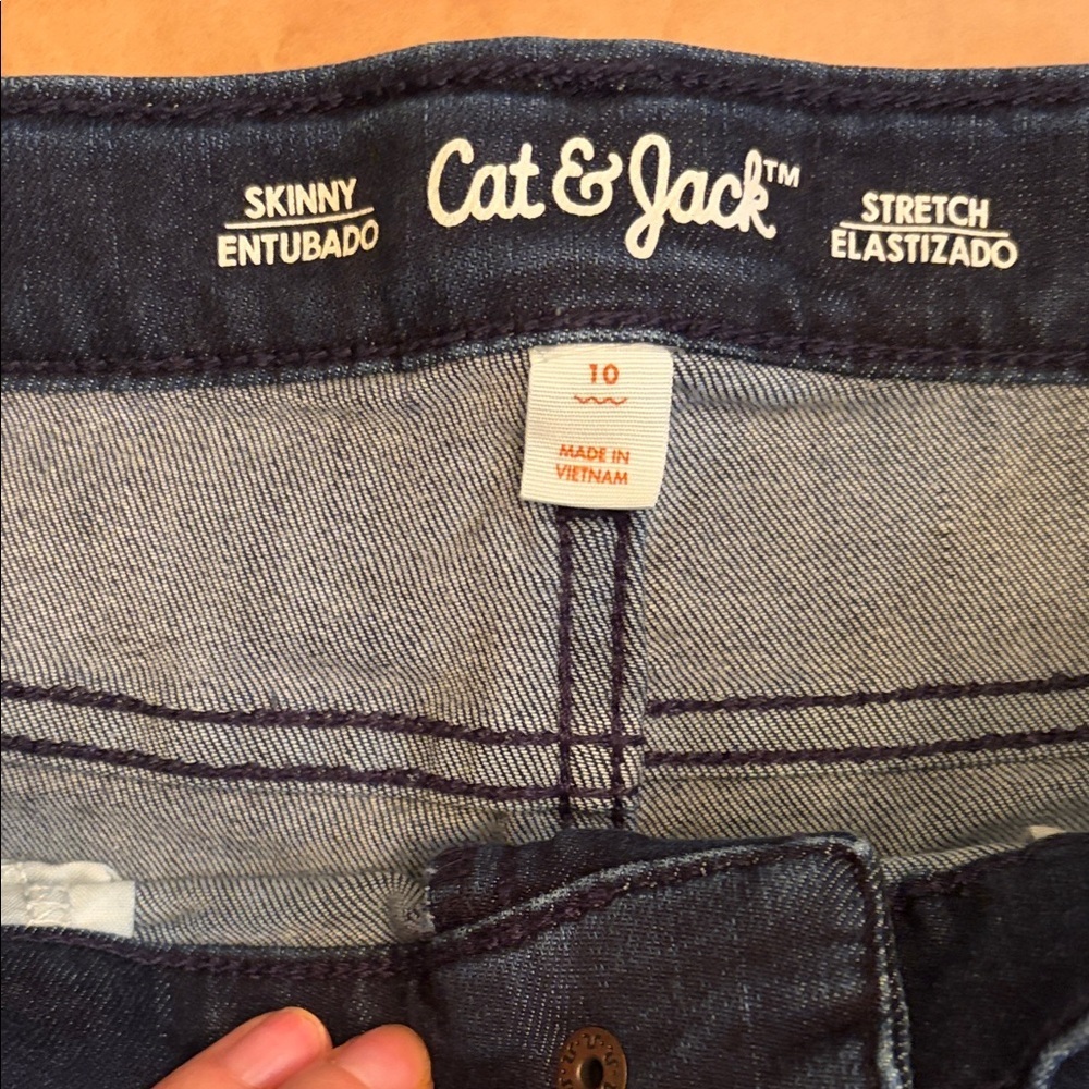 Cat & Jack Kids' Dark Blue Jeans - Picture 2 of 5